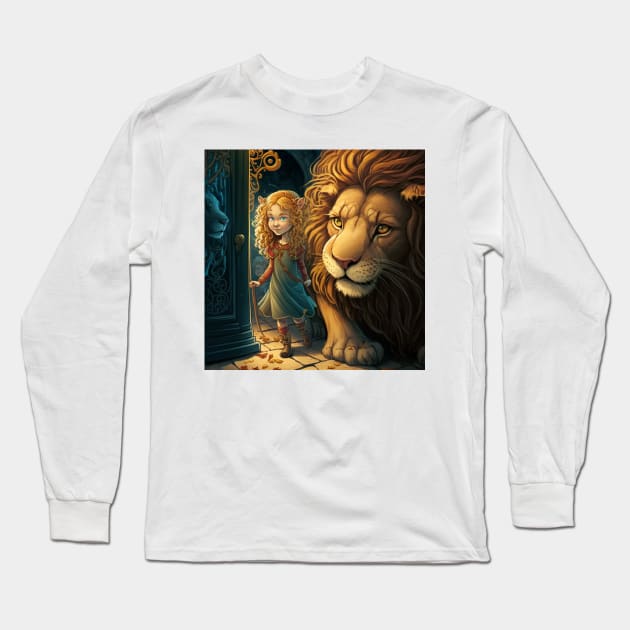 The Lion, the Witch and the Wardrobe Long Sleeve T-Shirt by Liana Campbell